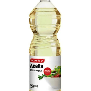 Caja de aceite acuenta 12 unidades de 900 ML 