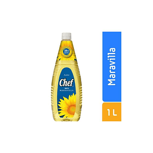 Aceite Chef Maravilla 1 Litro – Caja 12 Unidades