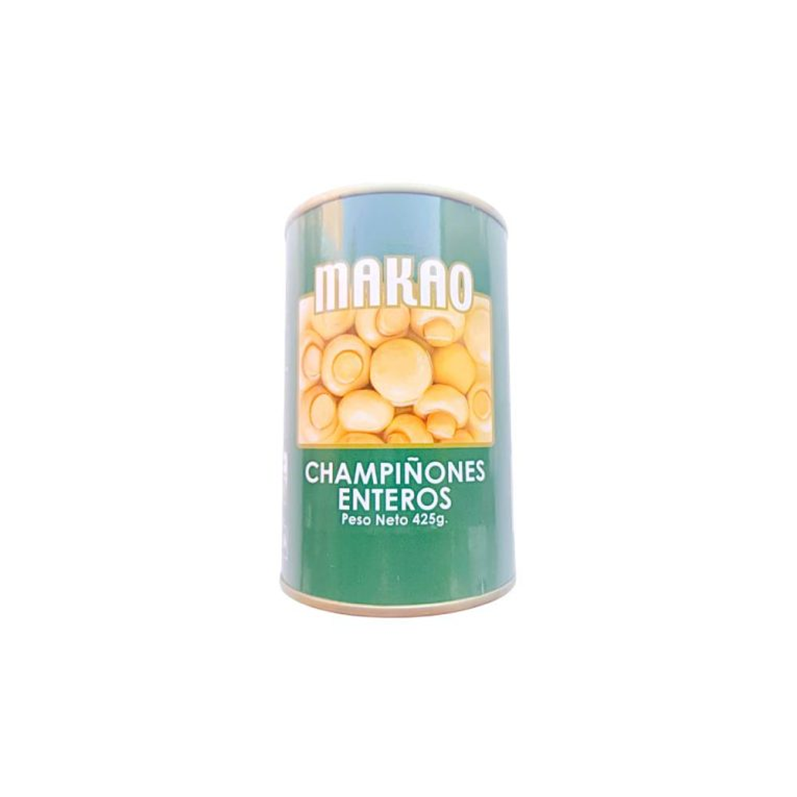 Champiñones Makao Enteros 425 g – Caja 24 Unidades 1