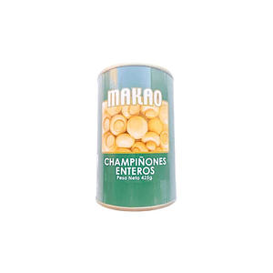 Champiñones Makao Enteros 425 g – Caja 24 Unidades