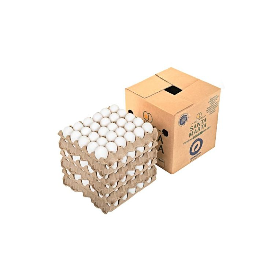 Huevos Santa Marta Extra – Caja 6 Bandejas de 30 Unidades 1