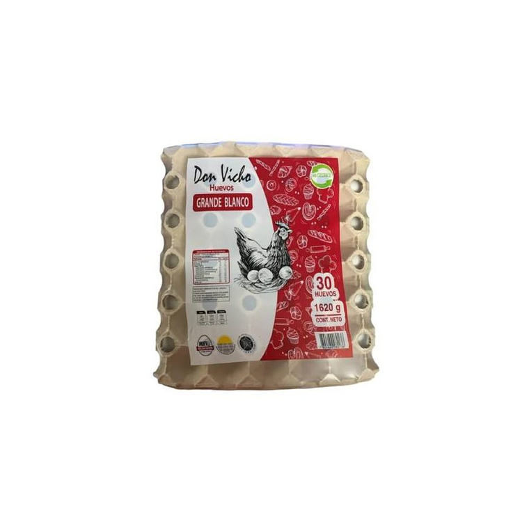 Huevos Don Vicho Extra – Caja 6 Bandejas de 30 Unidades 1