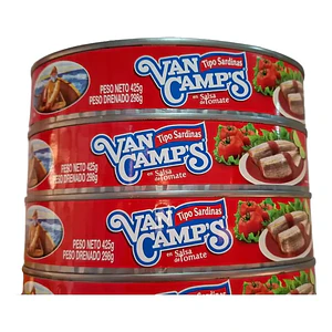 Caja de sardinas 24 unidades 425 gramos 