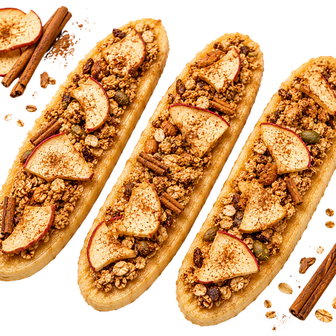Crunch banana - Manzana canela 