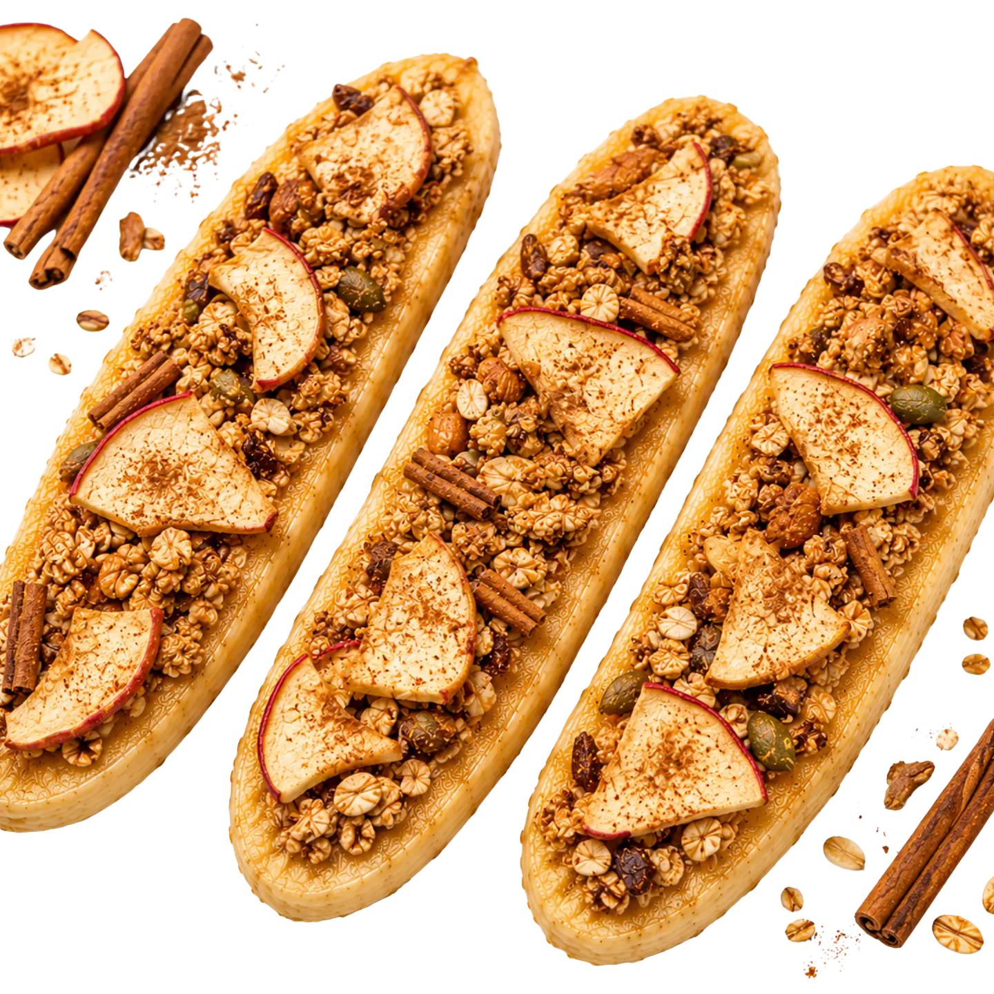 Crunch banana - Manzana canela  1