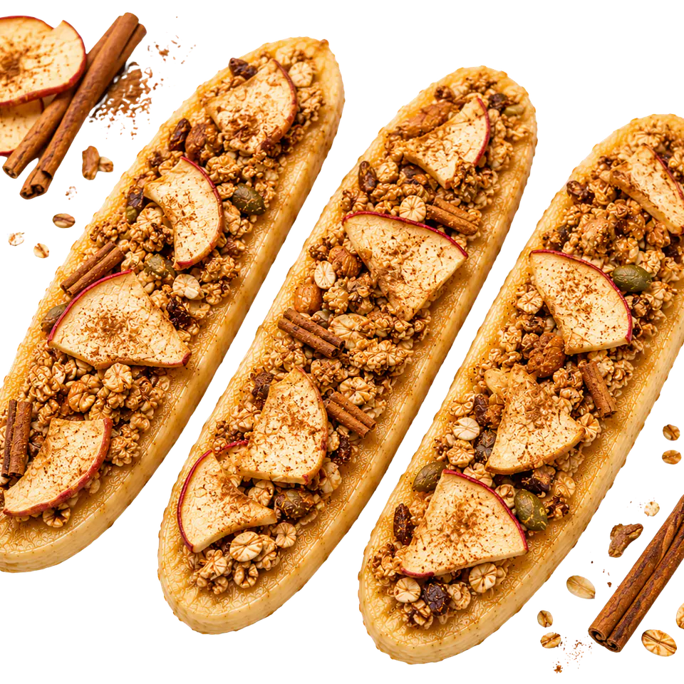 Crunch banana - Manzana canela  1