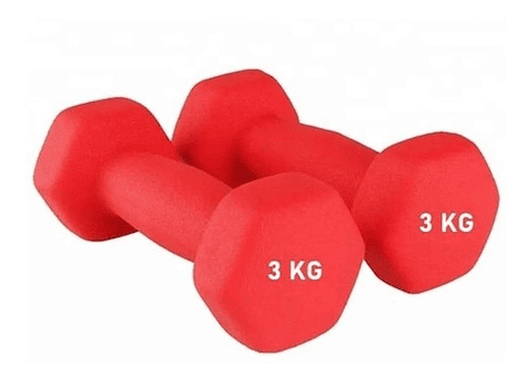 Mancuerna Hexagonal Neopreno Anditeslizante 3kg