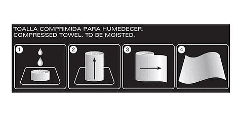 Toallitas Humedas Comprimidas Napkin Pack 500 Unidades