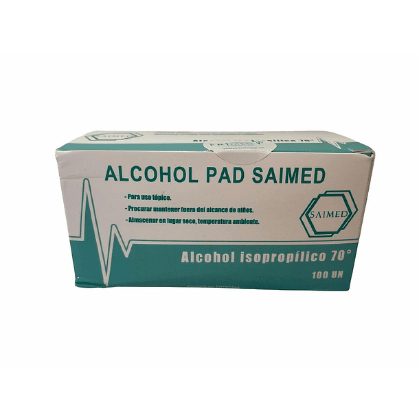 Alcohol Pad Saimed | Toallitas Desinfectantes | 100 Un 4