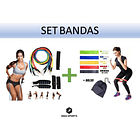 Set O Pack Bandas De Resistencia Tubulares + Elasticas 1