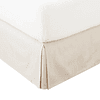 Faldon Cama King 132 Hilos Color Ivory