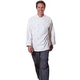 Chaqueta De Cocina Chef Botón Seguridad