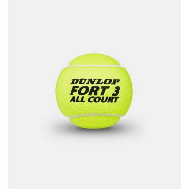 Pelota De Tenis Dunlop Fort Profesional All Court Lata X3 2