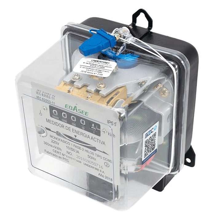 Medidor magnético monofásico certificado de 10(50)A para medición de energía eléctrica 1