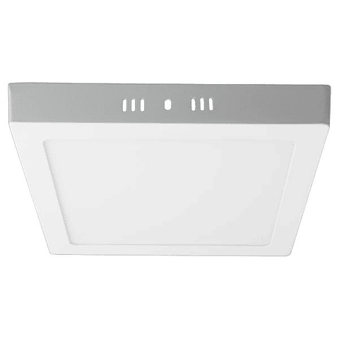 Panel LED cuadrado sobrepuesto de 18W, luz día 6500K