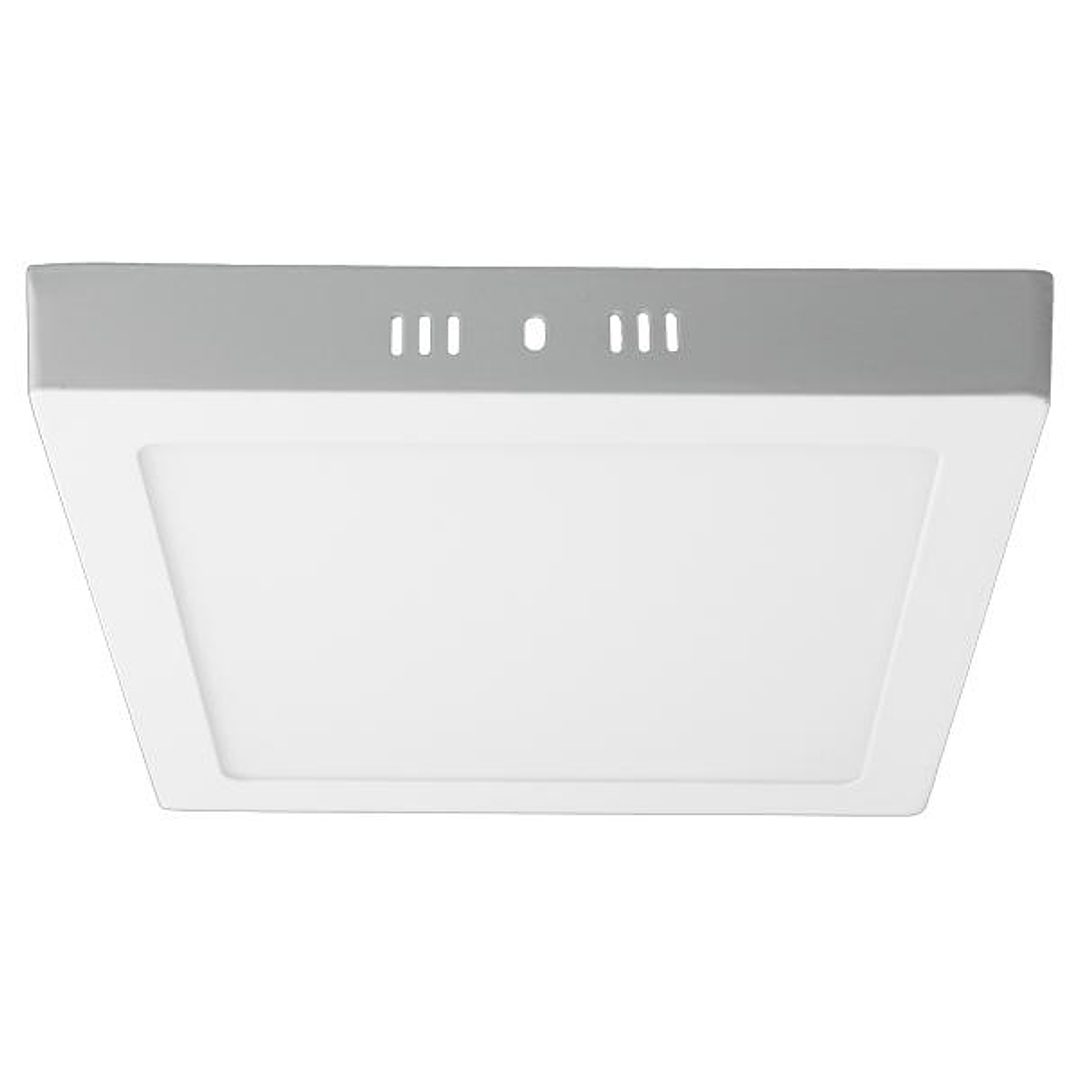Panel LED cuadrado sobrepuesto de 18W, luz día 6500K 1