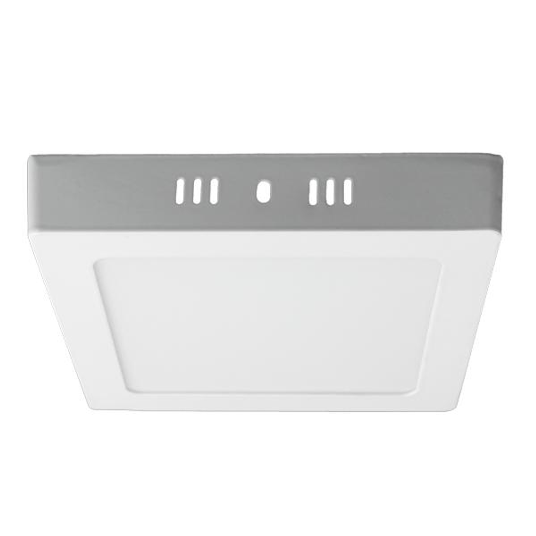Foco Panel LED sobrepuesto cuadrado de 12W, luz día 6500K 1
