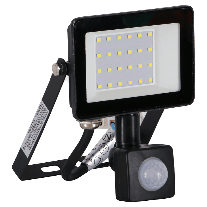 Proyector de área LED ultra plano con sensor de movimiento de 10W, luz día 1