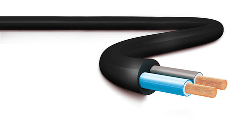 Cable eléctrico 2x0.75 HO5VV-F de 10 metros