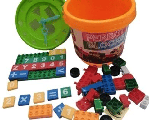 Tarro de Bloques Didácticos Lego Compatible