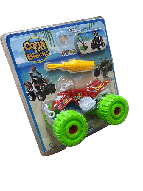 Moto Juguete Playera Armable Didactica