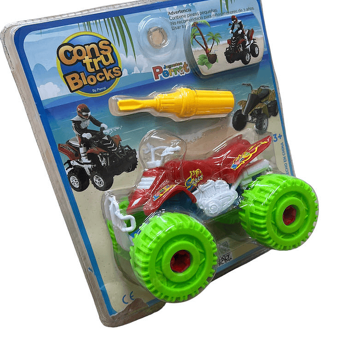 Moto Juguete Playera Armable Didactica 1