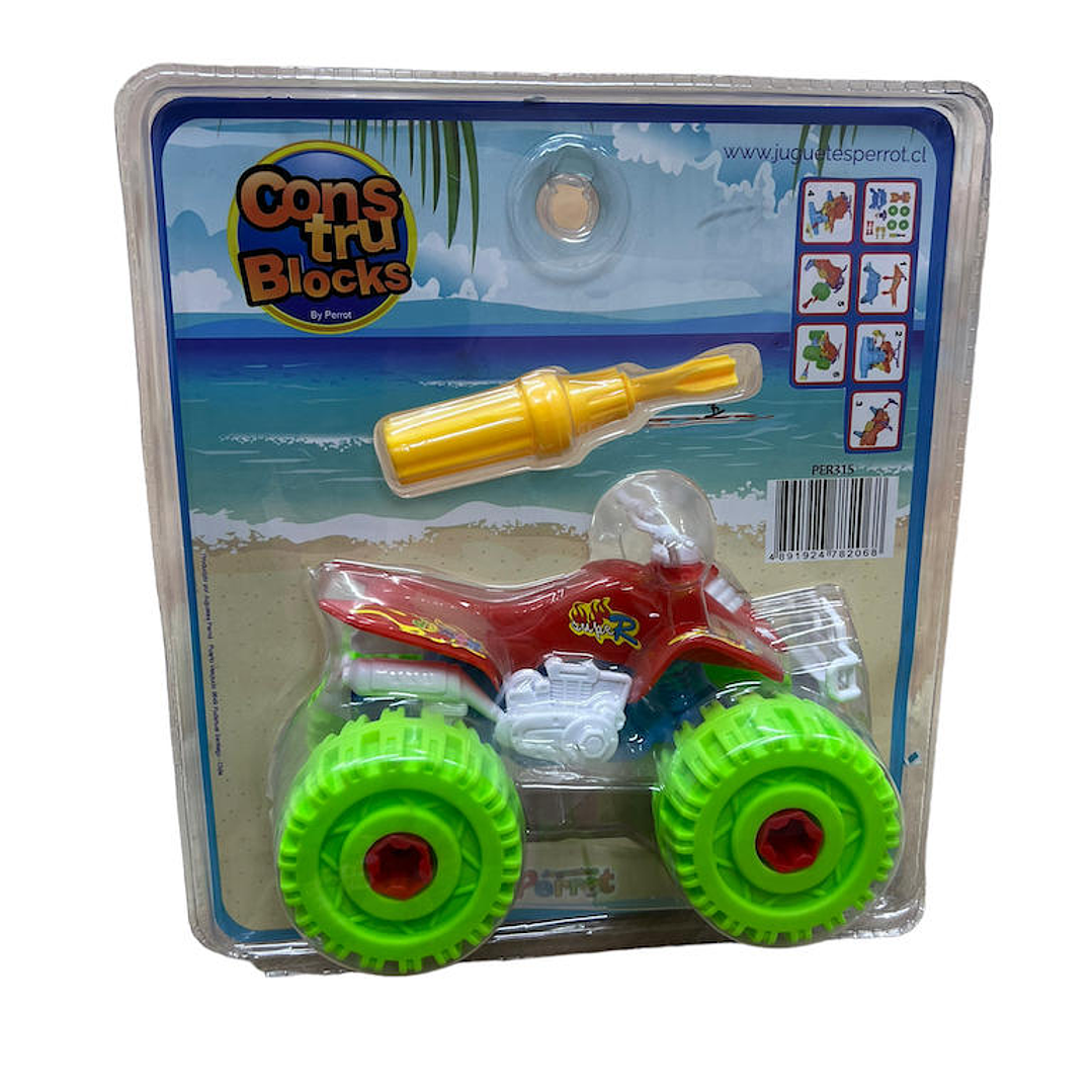 Moto Juguete Playera Armable Didactica 4