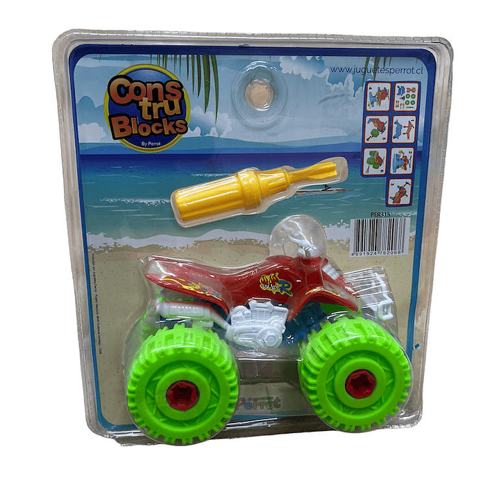 Moto Juguete Playera Armable Didactica 4