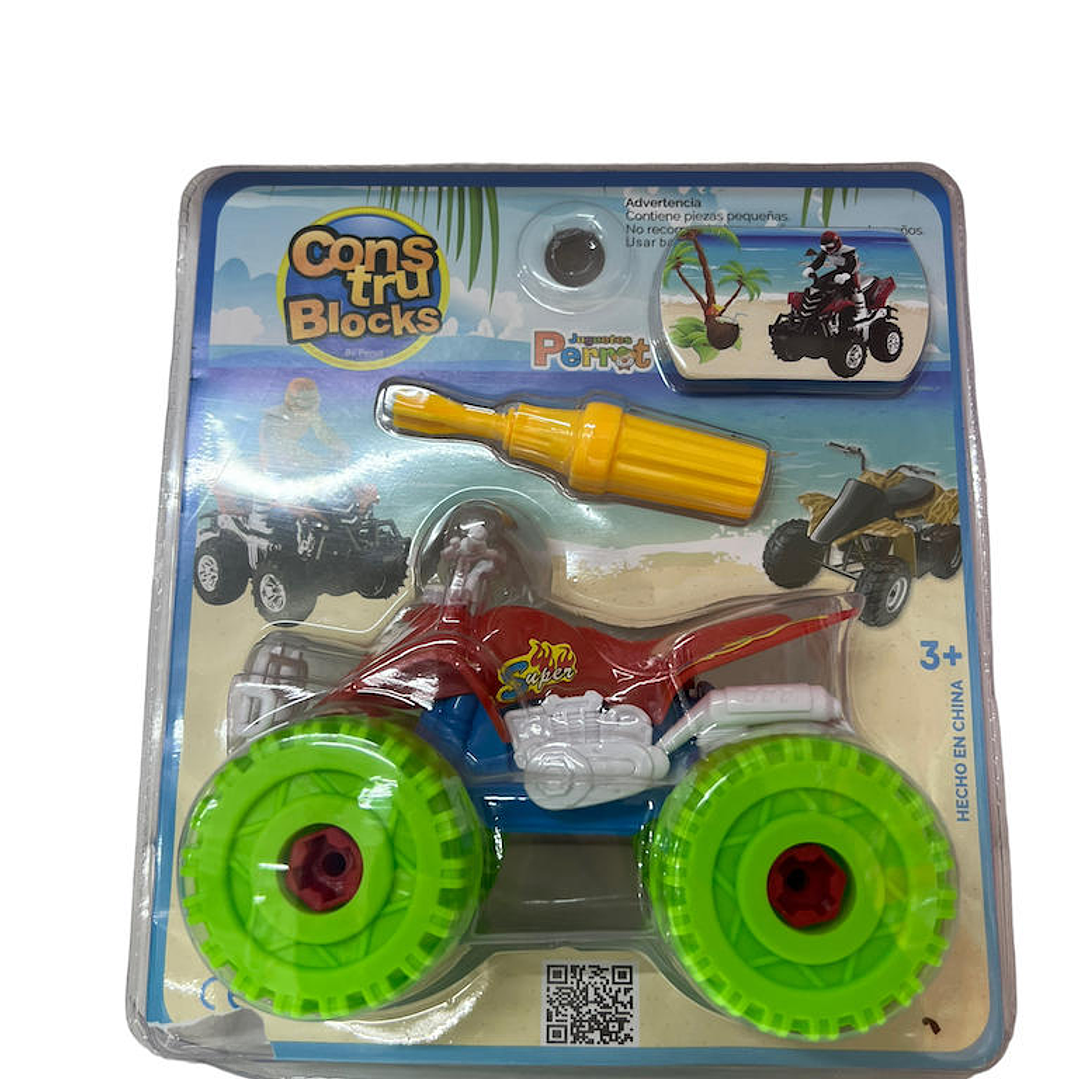 Moto Juguete Playera Armable Didactica 5