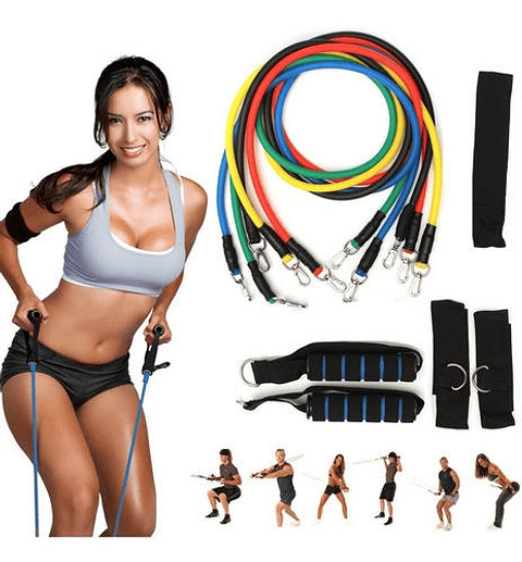 Set De 5 Bandas De Resistencia Tubulares | Entrenamiento