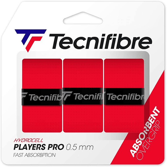 OVERGRIP TECNIFIBRE PLAYERS PRO RED 0.5 X3