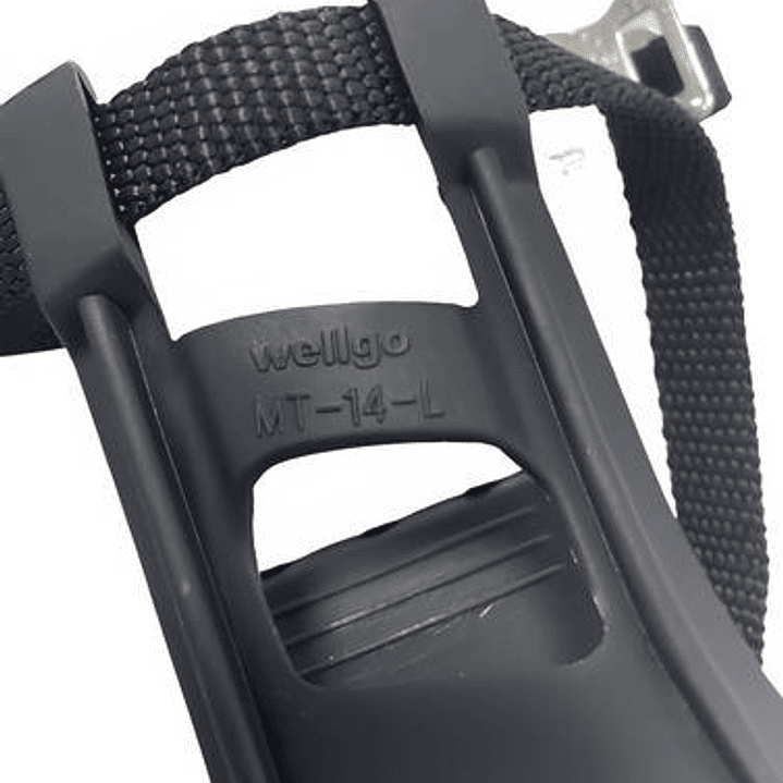 Pedales Bicicleta Mtb Ruta Aluminio Con Puntillas Y Correa 5