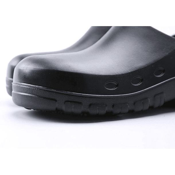 Zapato Zueco Antideslizante Cocina de Seguridad Punta Acero 5