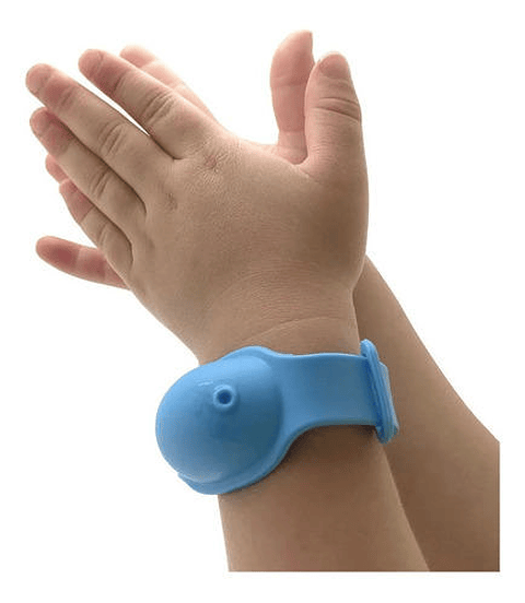Pack X 10 Pulsera Dispensador De Alcohol Gel | Recargable