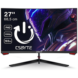 Monitor Dahua Curvo 27'' Gamer | Vigilancia Altavoz Full Hd