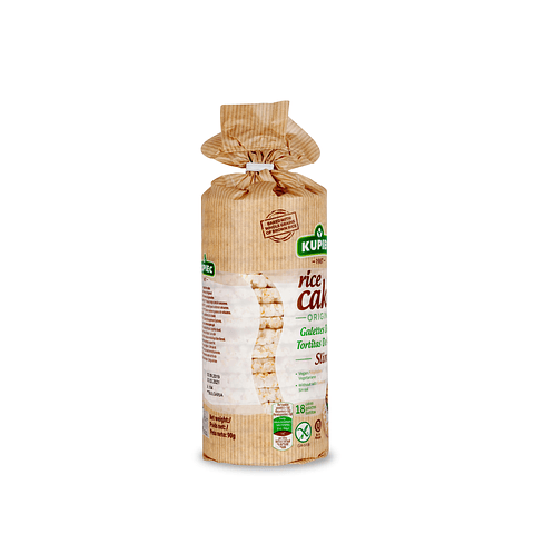 Galletas De Arroz Natural Sabor Original Kupiec 90g