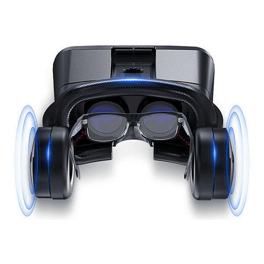 Lentes Realidad Virtual 3d + Audifonos + Control Remoto