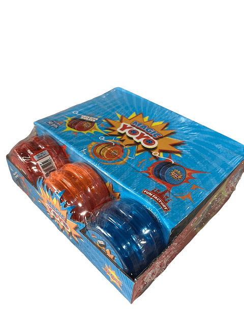 Pack 12 Juguetes + Dulce Sorpresa Cumpleaños Yoyo Mágico