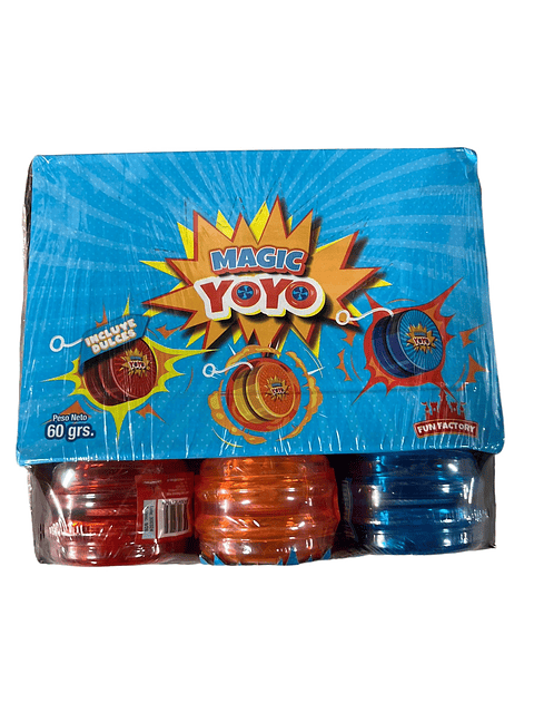 Pack 12 Juguetes + Dulce Sorpresa Cumpleaños Yoyo Mágico