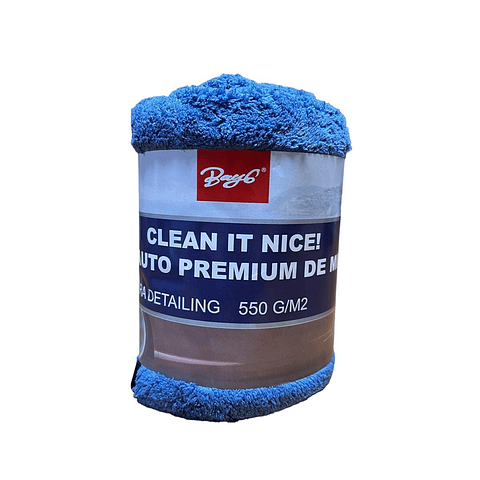 Toalla Microfibra Secado Auto 550 Gsm Dos Caras