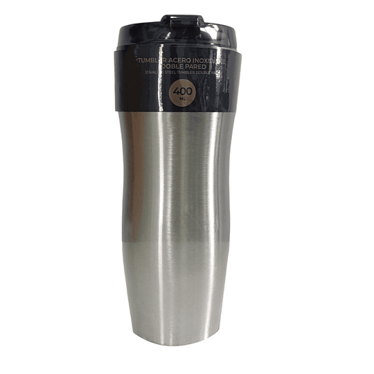 Vaso Termico Tumbler Acero Inoxidable Frio o Calor 400 Ml