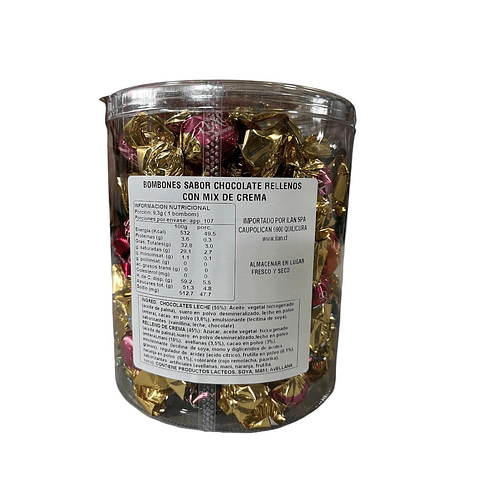 Pote De Bombones Avellana Lexus Surtidos 1kg