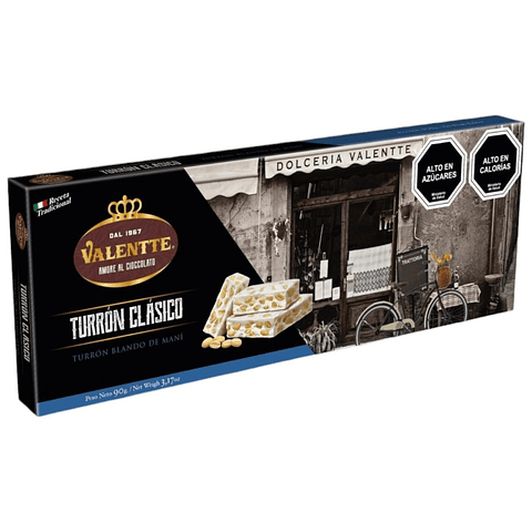 Barra Turron Blando de Mani Valentte 90 g