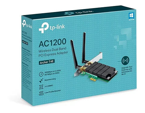 Adaptador Tarjeta Red Wifi Pci-exp Ac1200 Archer T4e Tp-link