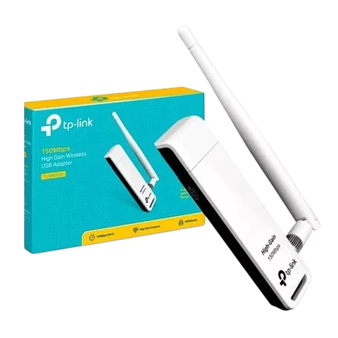 Adaptador Usb Inalambrico Wifi Tplink Tl-wn722n 150mb Antena