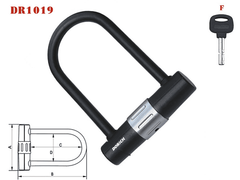 Candado Para Bicicleta Tipo Ulock Extra Fuerte