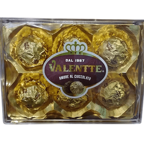 Caja Bombones Chocolate Valentte Diamond 6u 75g