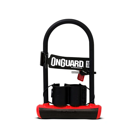 Candado On Guard U-Lock NS STD 115x230mm Rojo