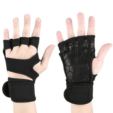 Guantes Calleras Para Pesas Soporte Muñecas Gym Crossfit