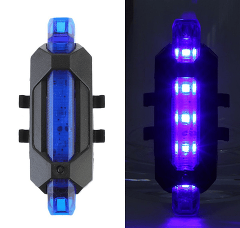 Luz Bicicleta Trasera Recargable Usb